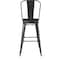 Flash Furniture 30" Black Metal Counter Stool-Black Poly Seat CH-31320-30GB-BK-PL2B-GG - alternate 10